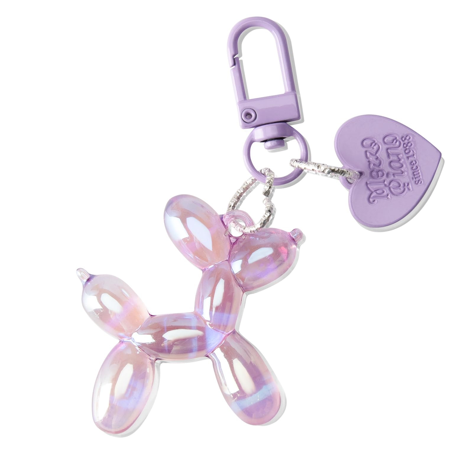 TEENMANG Jelly Balloon Dog Keychains for Women Key Chain for Handbag Purse Car keys Accessories for Car Keys,2inch