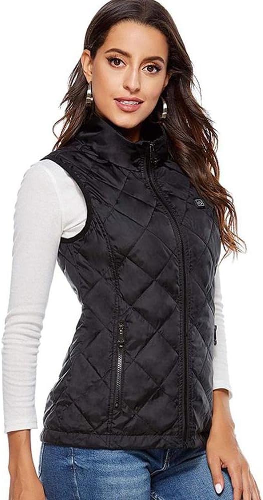 ELECTRICAL HEATING VIEW DRESS 3 GEAR TEMPERATURE TEMPERATURE OF CONTROL WINTER HEATING DRESS FOR WOMEN WHO ARE SUINFICIAL TO FISH FROM Skiing Outdoors and Internal activities. (#2)
