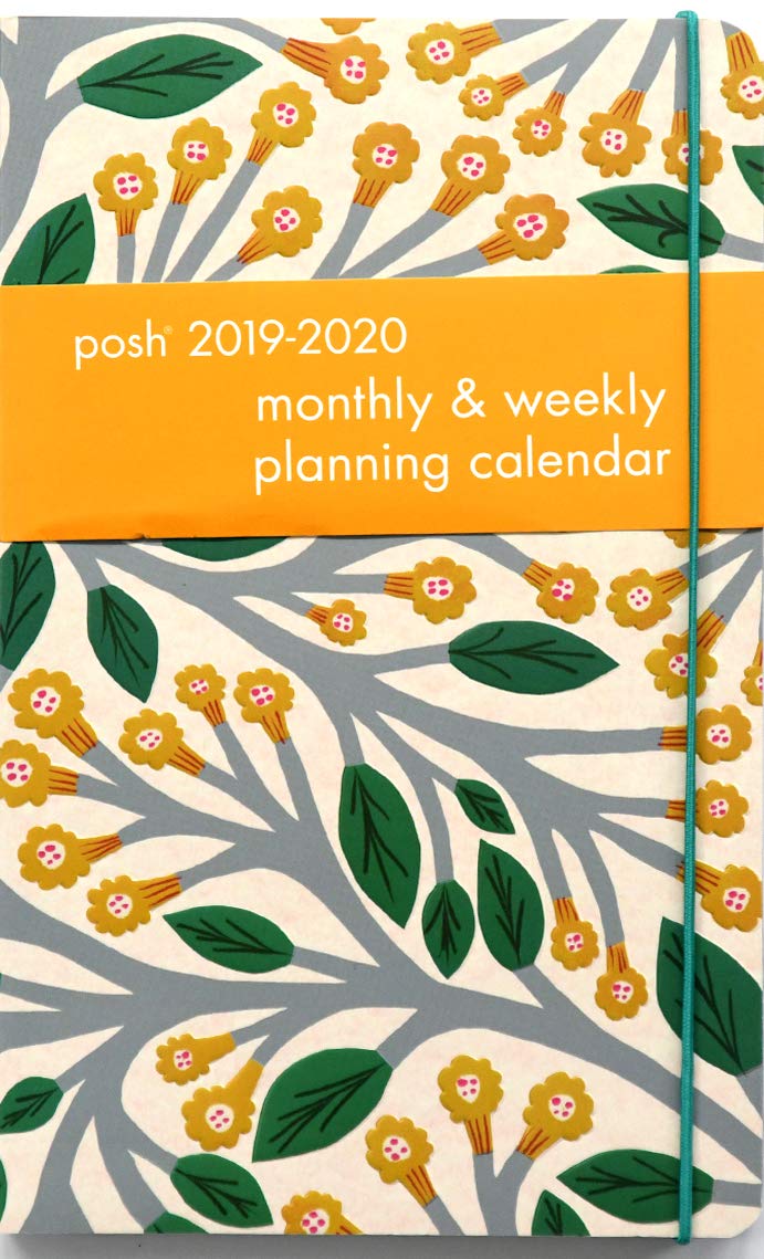 Posh: Trumpet Vines 2019-2020 Monthly/Weekly Planning Calendar
