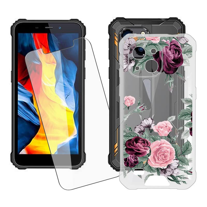 Xiangyun Cover + Vetro Temperato Per Oukitel WP20: Custodia TPU Trasparente E 3 Pellicole Proteggischermo - 3