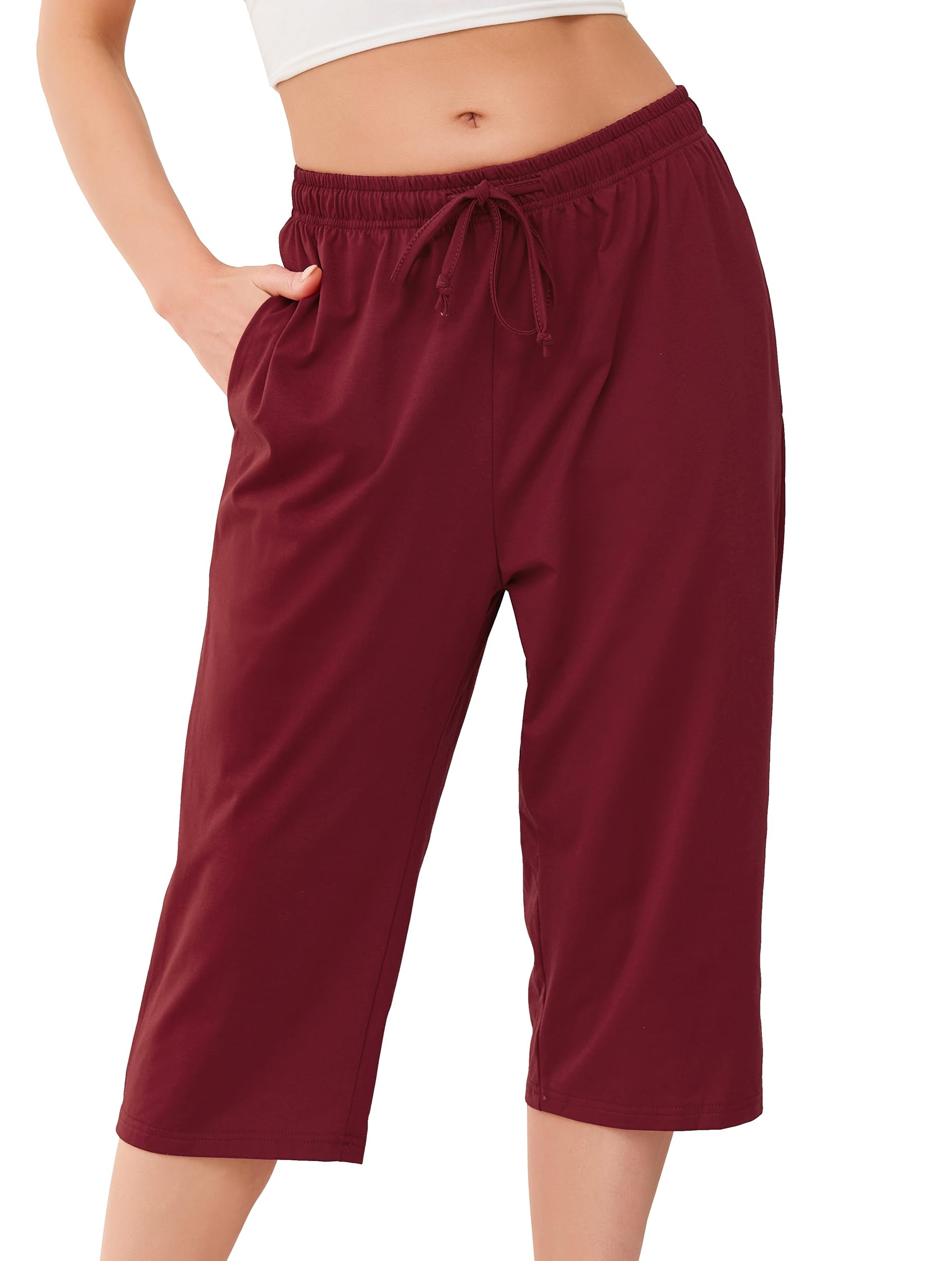 Pantalon Détente Femme Léger Vlazom Pantacourt Pyjama Femme Coton - Confort été Et Sport Vêtement Détente Femme été Pantalon Détente Femme Léger Vlazom Pantacourt Pyjama Femme Coton - Confort été Et Sport Vêtement Détente Femme été