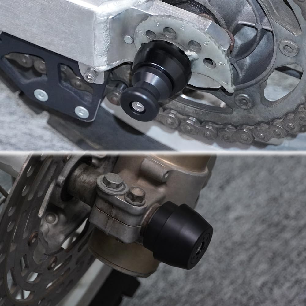 Xitomer Front + Rear Axle Sliders Fit for DRZ400SM DRZ400S DRZ400SE 2014-2024 with Swing Arm Stand Bobbins