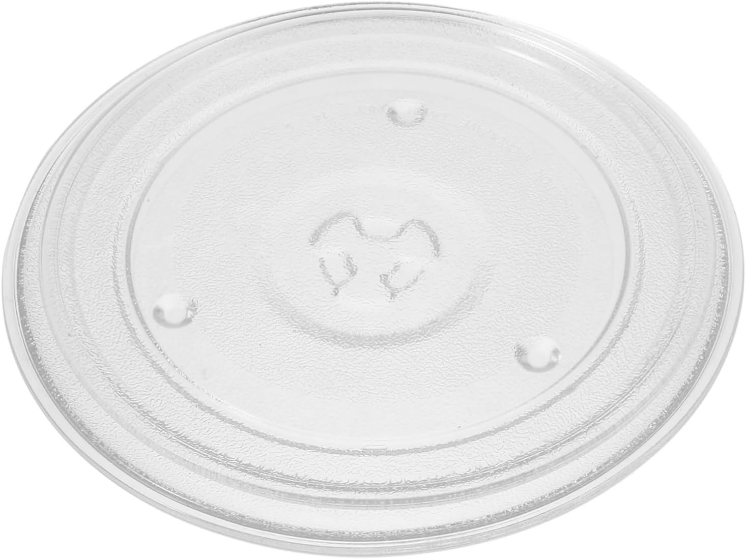 Veemoon 2pcs Microwave Turntable Tray Replacement Glass Plate for Microwave Oven Accessories
