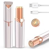 Facial Hair Removal for Women Men, Electric Shaver for Women,Eyebrow & Facial Trimmer,Double Rotating Blades Hair Remover for Upper Lip Chin Peach Fuzz Brow Hair Removal