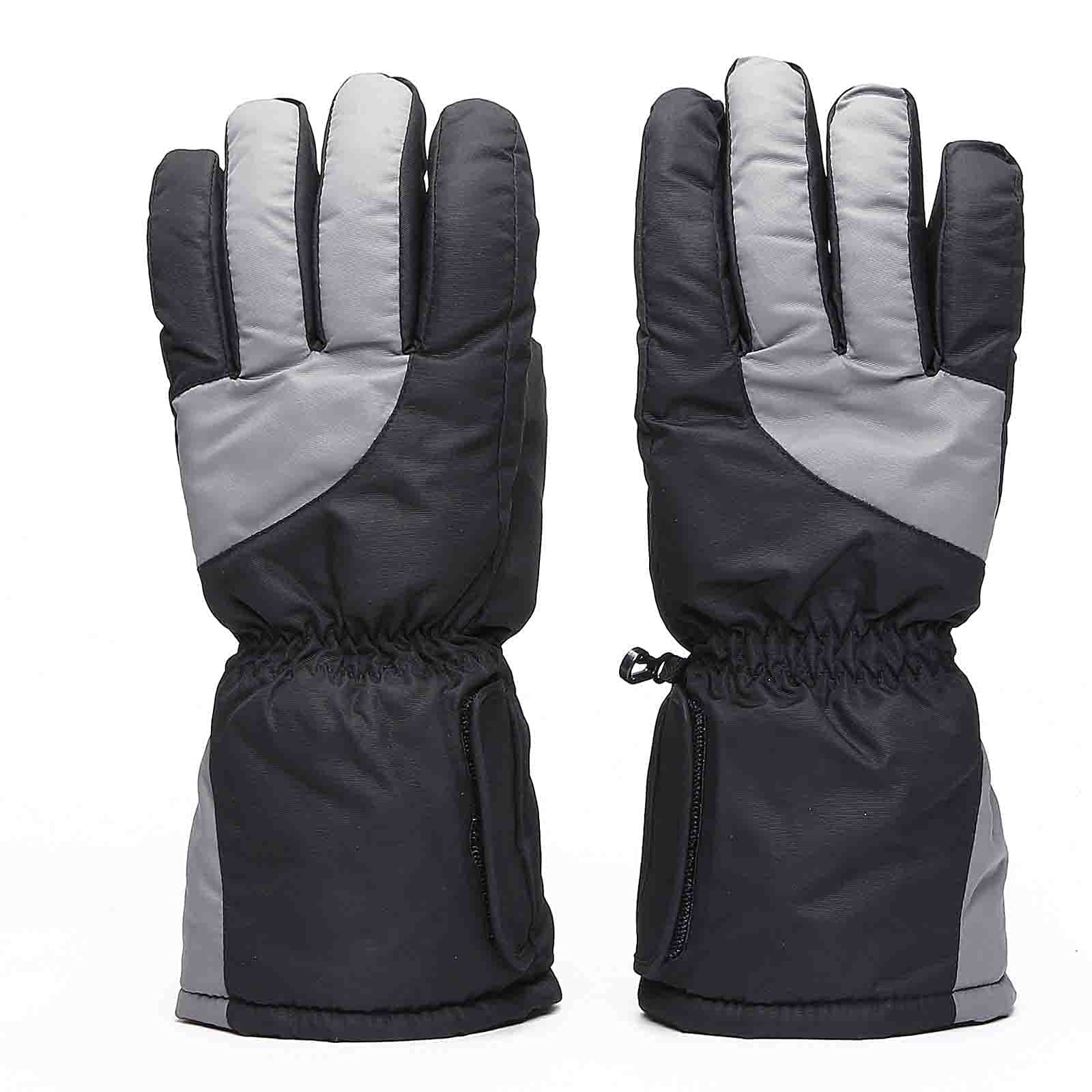 Gants chauffants de ski isolants et thermiques pour homme et femme