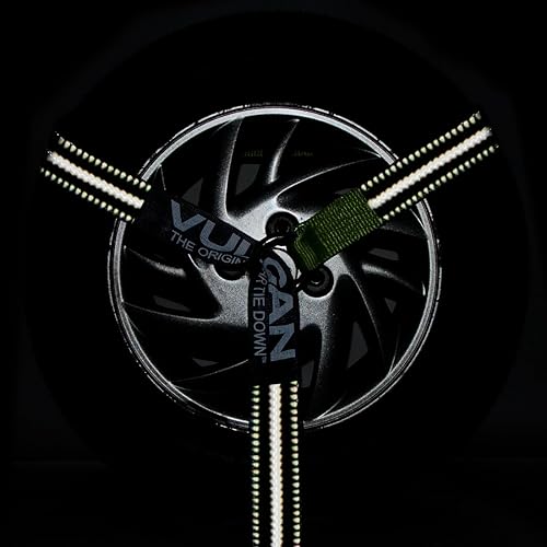 Miniatura 5 de VULCAN Arnés de neumático de rueda con junta tórica universal, 2 pulgadas x 96 pulgadas, paquete de 4 unidades, alta visibilidad, carga de trabajo