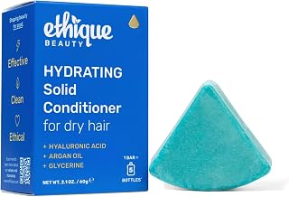 Hydrating Conditioner Bar for dry hair with Hyluronic Acid - Plastic-Free, Cruelty-Free, Vegan, 2.12 oz