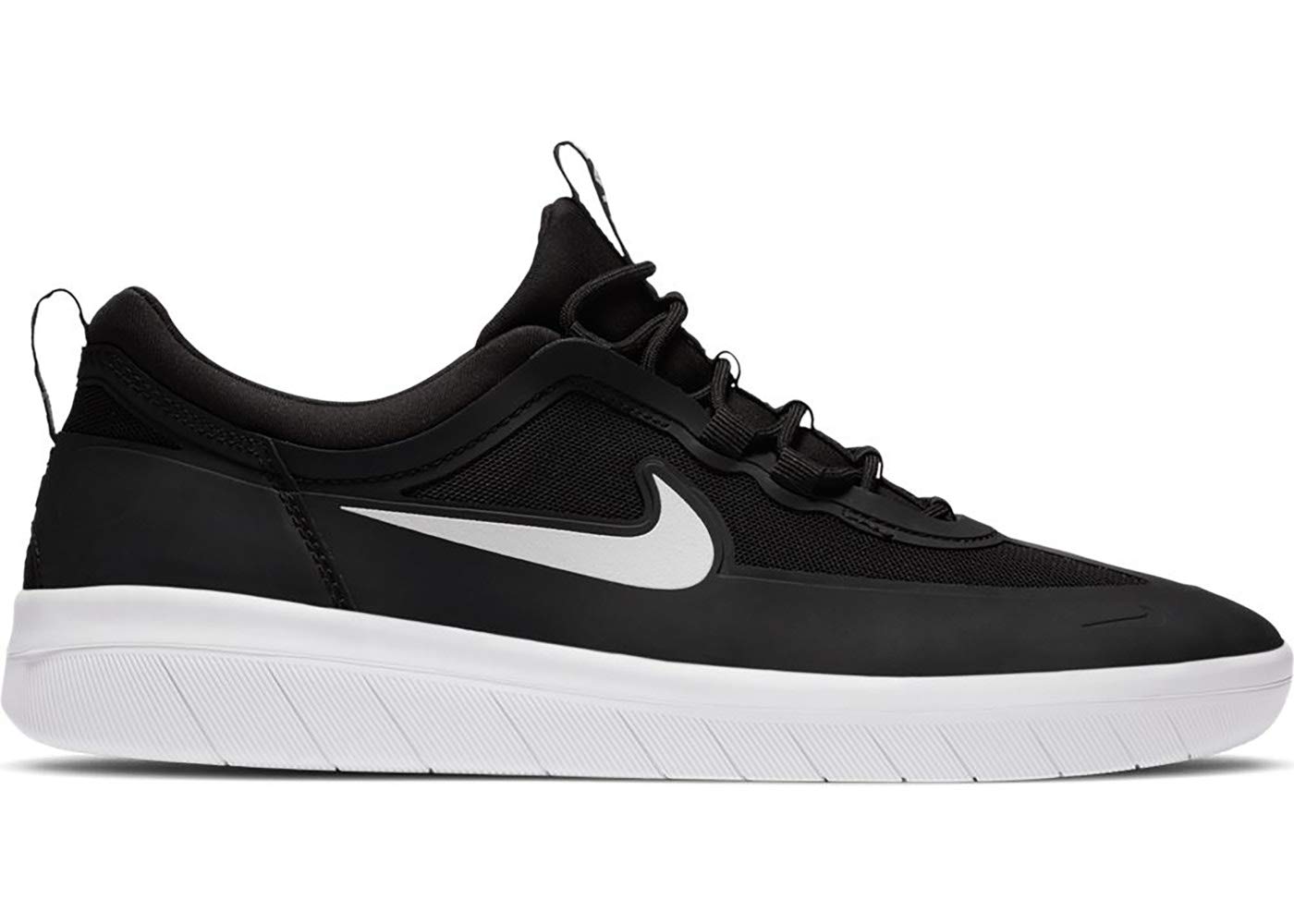 Nike Sb Nyjah Free Mens Skate Shoe Black White Black Desertcart