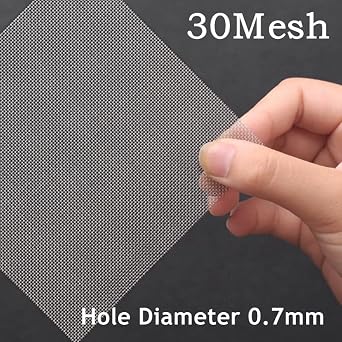 1Pack 30 Mesh 304 Stainless Steel Woven Wire Mesh, Never Rust, Hard and Heat Resisting Wire Mesh, Fine Screen Mesh for Many Projects, 11.8 x 23.6 Inch