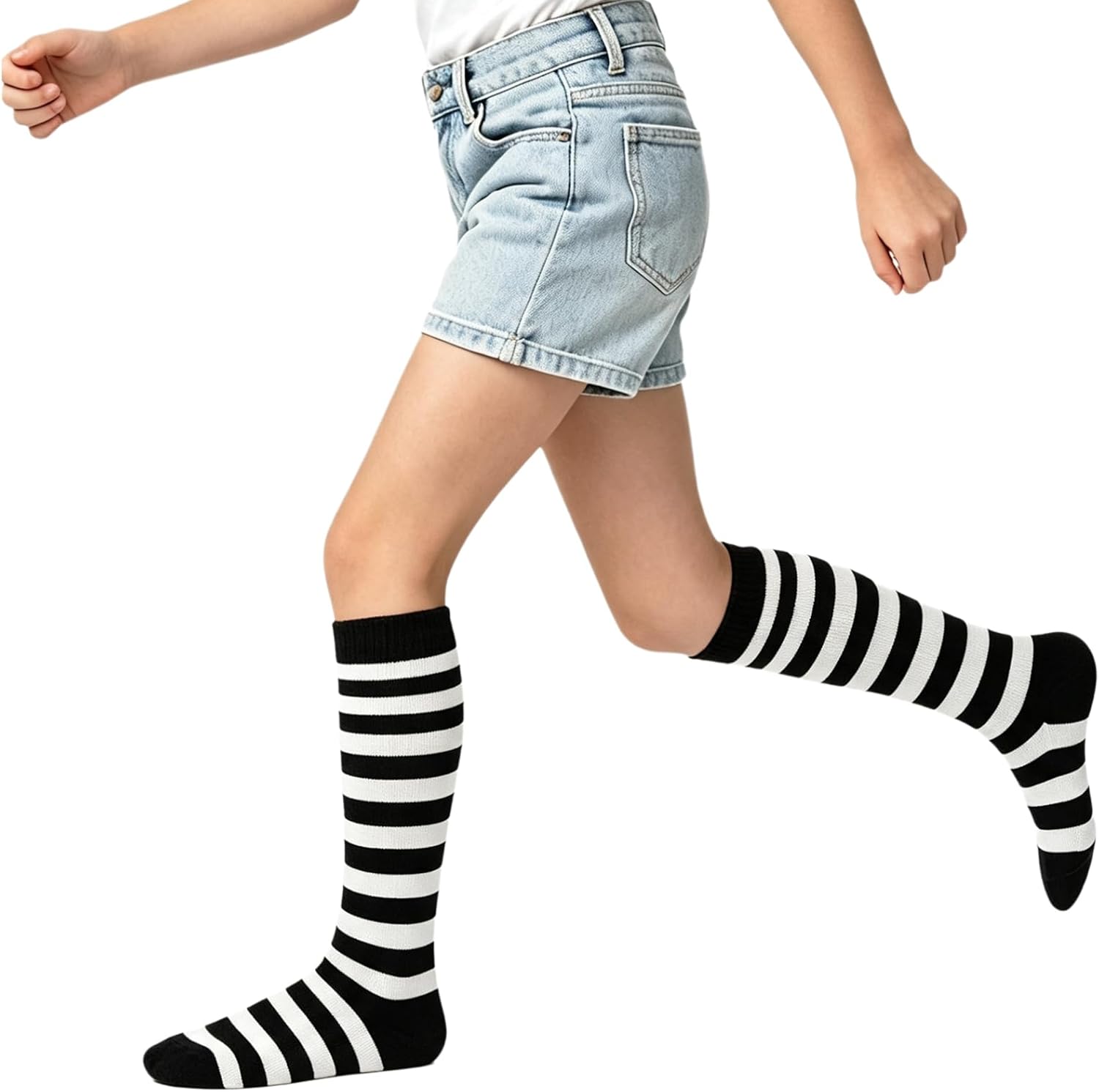 Alvivi Casual Athletic Sport Socks Tube Long Socks Leg Support