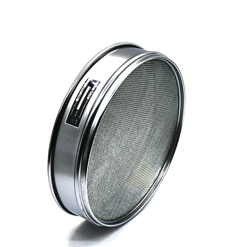 Sito o drobnych oczkach ze stali nierdzewnej, Lab Standard Test Sieve, Horticultural Soil Round Hole 304 Stainless Steel Diameter 30cm Aperture 1-40mm(Aperture 10 mm)