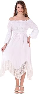 Gypsy Renaissance Women Gothic Witch Medieval Wedding Dress