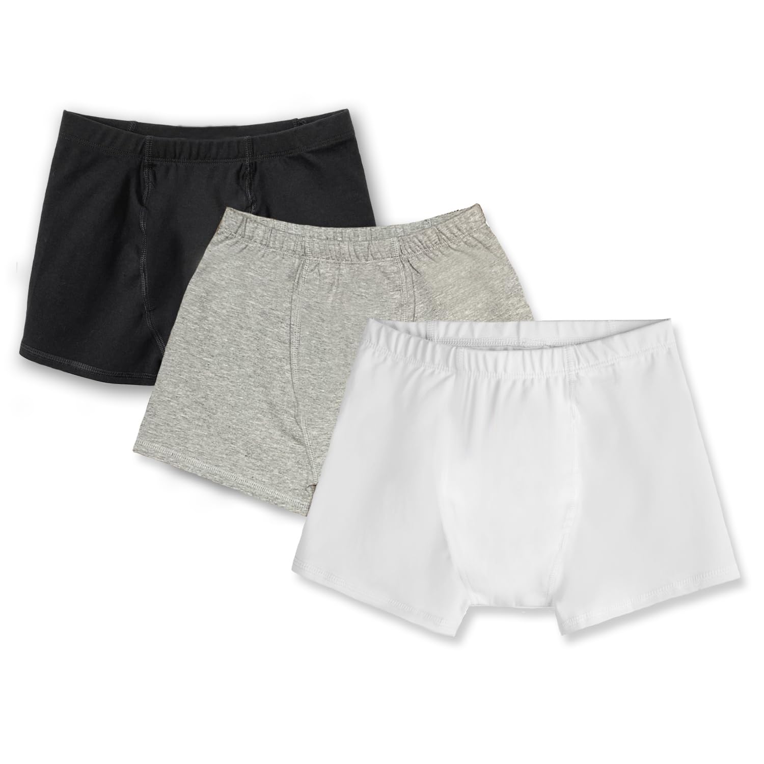 Mightly Gender Neutral Trunks Organic Cotton Soft Kids Underwear Comfort Underpants 3-Pack Undies