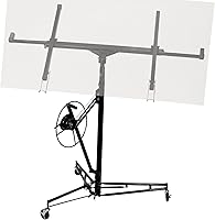 Vista 8 de Herramienta de construcción de elevación de paneles de yeso de 13 pies, polipasto de panel rodante con brazo telescópico ajustable, elevador de gato