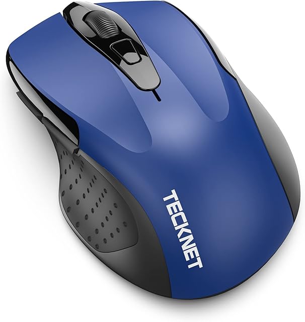 TECKNET Bluetooth Mouse, 2600DPI Adjustable Wireless Mouse With 24 Months Battery Life Cordless Mice for Computer/PC/Tablet/Laptop Portable Small Travel Mouse