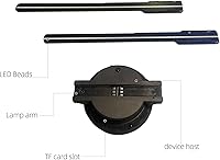 Vista 8 de Proyector de ventilador holográfico de 16.5'' con 234 LED HD 3D, ventilador holográfico con soporte para Bluetooth, WiFi, APP, pantalla de 42CM