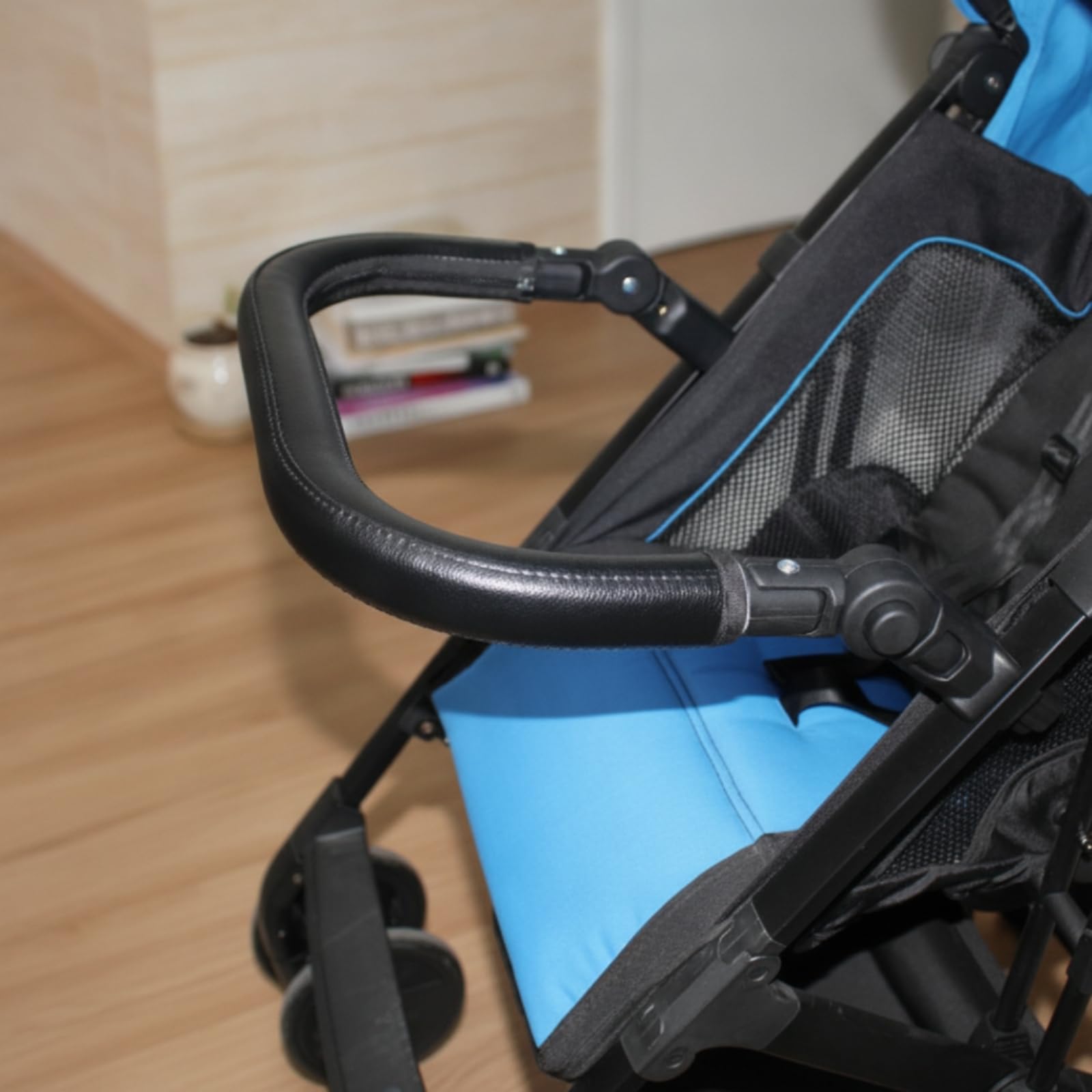 Barra di Supporto per Passeggino con, Nero, color to 2, Universale, Rivestimento In Pelle