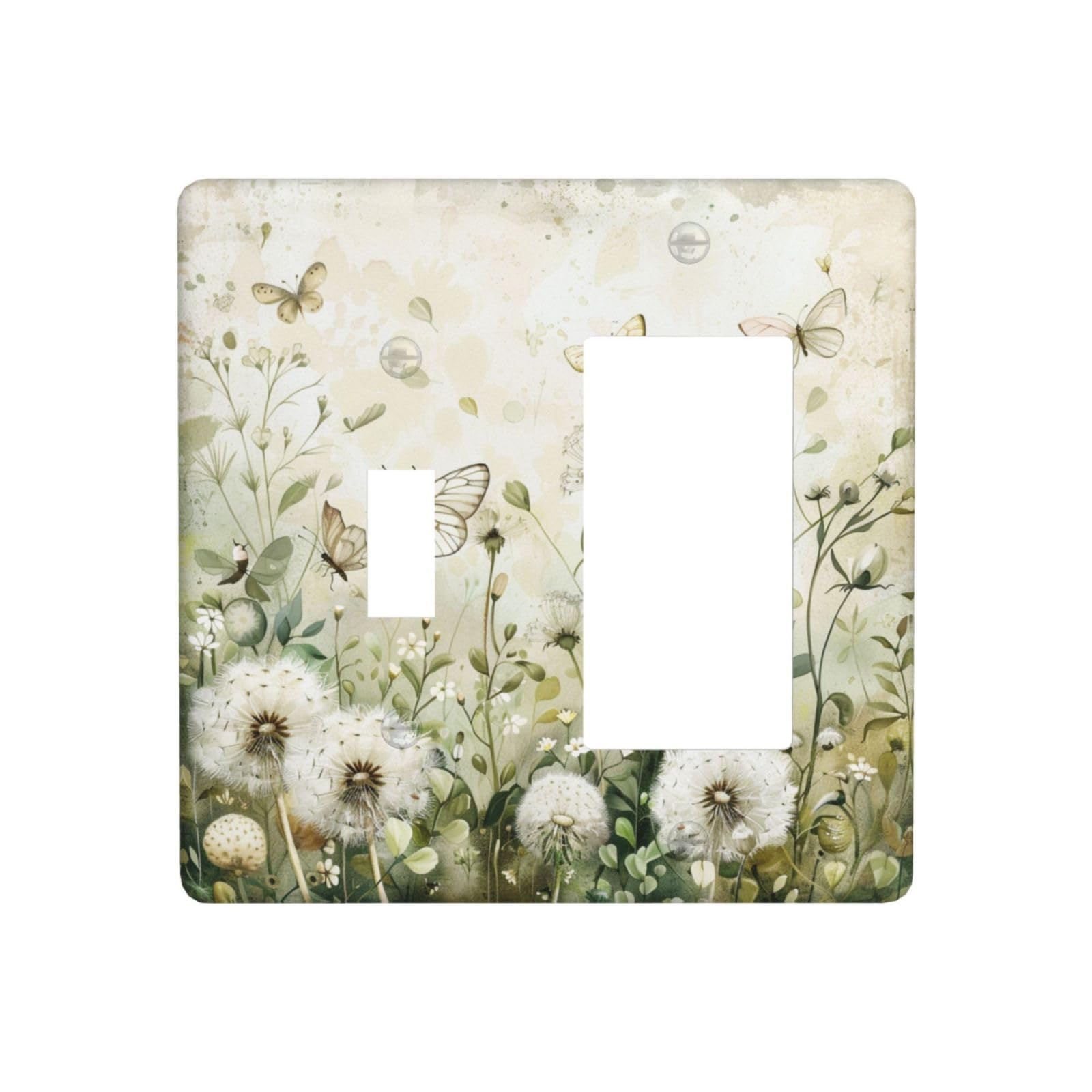 Rustic Wood Butterfly Wall Plate - Farmhouse Decor -12
