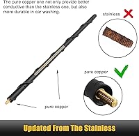 Vista 7 de KSaAuto Antena de 16 pulgadas para Toyota Tundra Tacoma FJ Cruiser accesorios 1995-2023 2024 2025 2026, antena de goma en espiral para automóvil