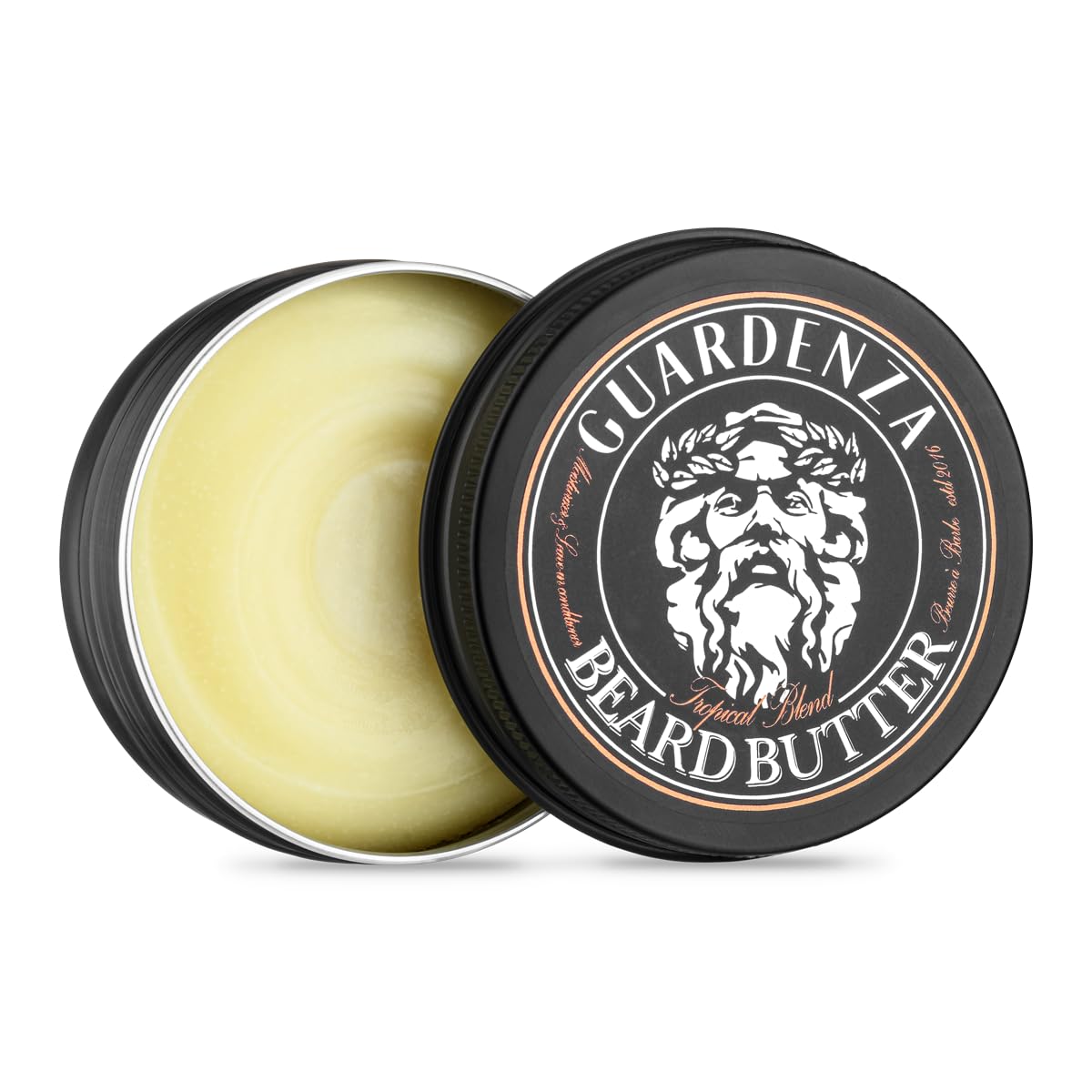 Guardenza Masło do brody – całkowicie naturalne 60 ml – nawilżenie i odżywka – masło do brody