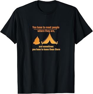 Camping Adventure Graphic For Travel Agents Blogger Vlogger T-Shirt