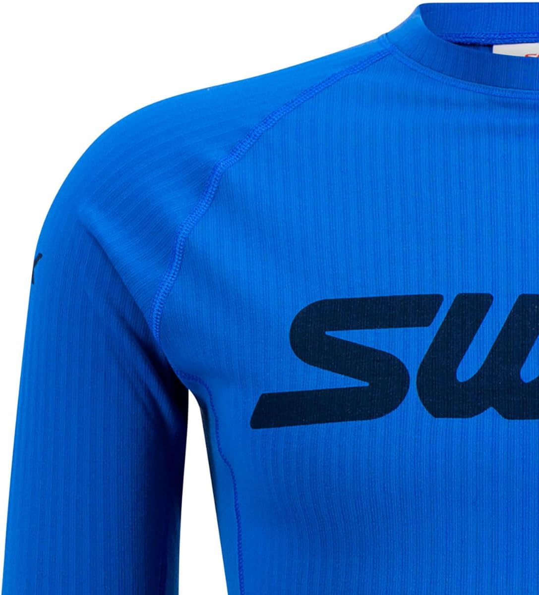Swix Men's Racex Classic Lightweight Quick-Drying Stretch Slim Fit Long Sleeve Baselayer Top