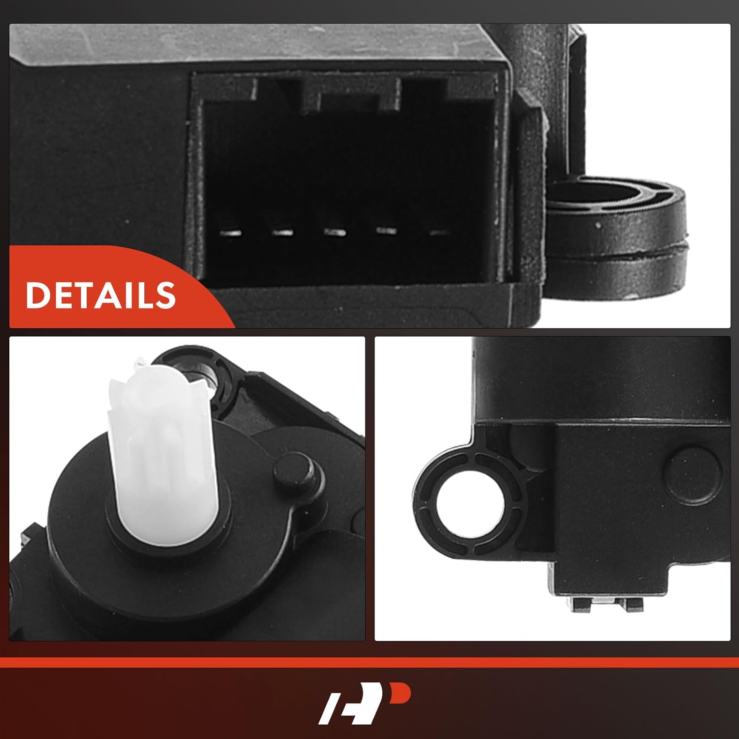 A-Premium HVAC Heater Blend Door Actuator, Compatible with Hyundai Elantra, Santa Fe, Genesis & Kia Forte, Forte Koup, Forte5, Sedona, Sorento, Soul, Soul EV, Stinger, Rondo & Genesis G80, G90