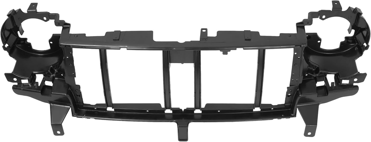 KUAFU Front Header Panel Grille Reinforcement Compatible with 2002-2004 Jeep Liberty Replacement for 55155800AF CH1220118 Headlight Headlamp Mounting Steel Electrophoresis Primed Black