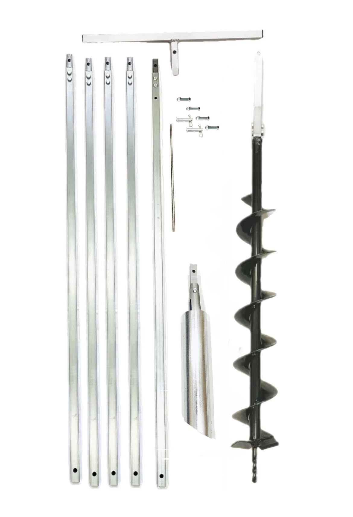 Amazon | 【説明書付き】井戸掘り器径60mmオーガ 全長6m | 穴掘り