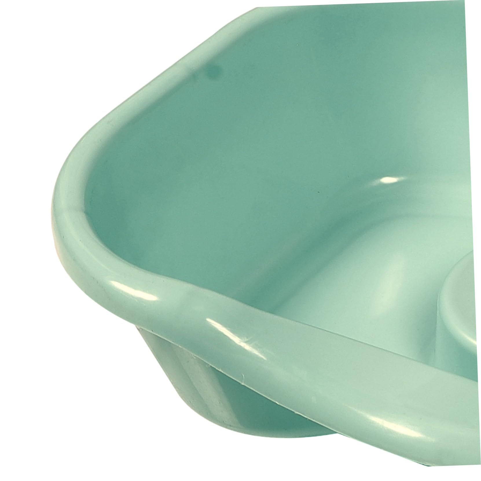 COLLBATH Ergonomisches Komfortabel aus Kunststoff Bett Haarwaschbecken mit Gebogenem Rand für Behinderte und Kinder für Haus und Bett Haarwäsche