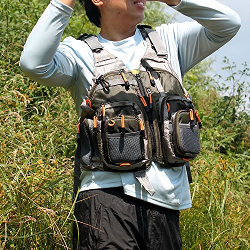 Lowpricenice Mesh Fly Fishing Vest (Adjustable Size)