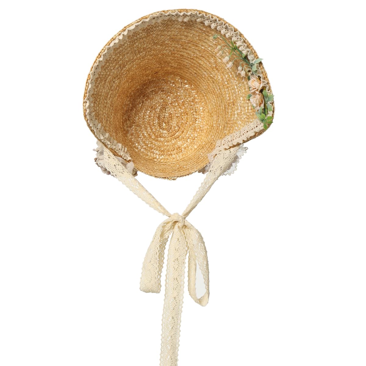 COSDREAMER Cappello Vittoriano da Donna, Stile Vintage, da tè, con Fiori