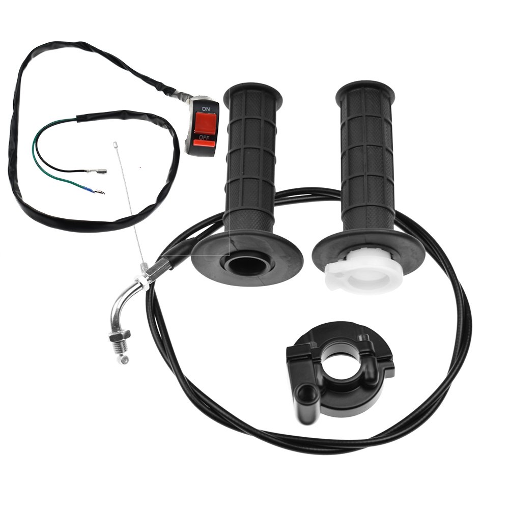 Amazon.com: LAXEEM Twist Throttle Accelerator Handle Gripsand Bent