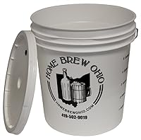 Vista 1 de Home Brew Ohio Cubo de fermentación de 7.9 galones con tapa con ojales