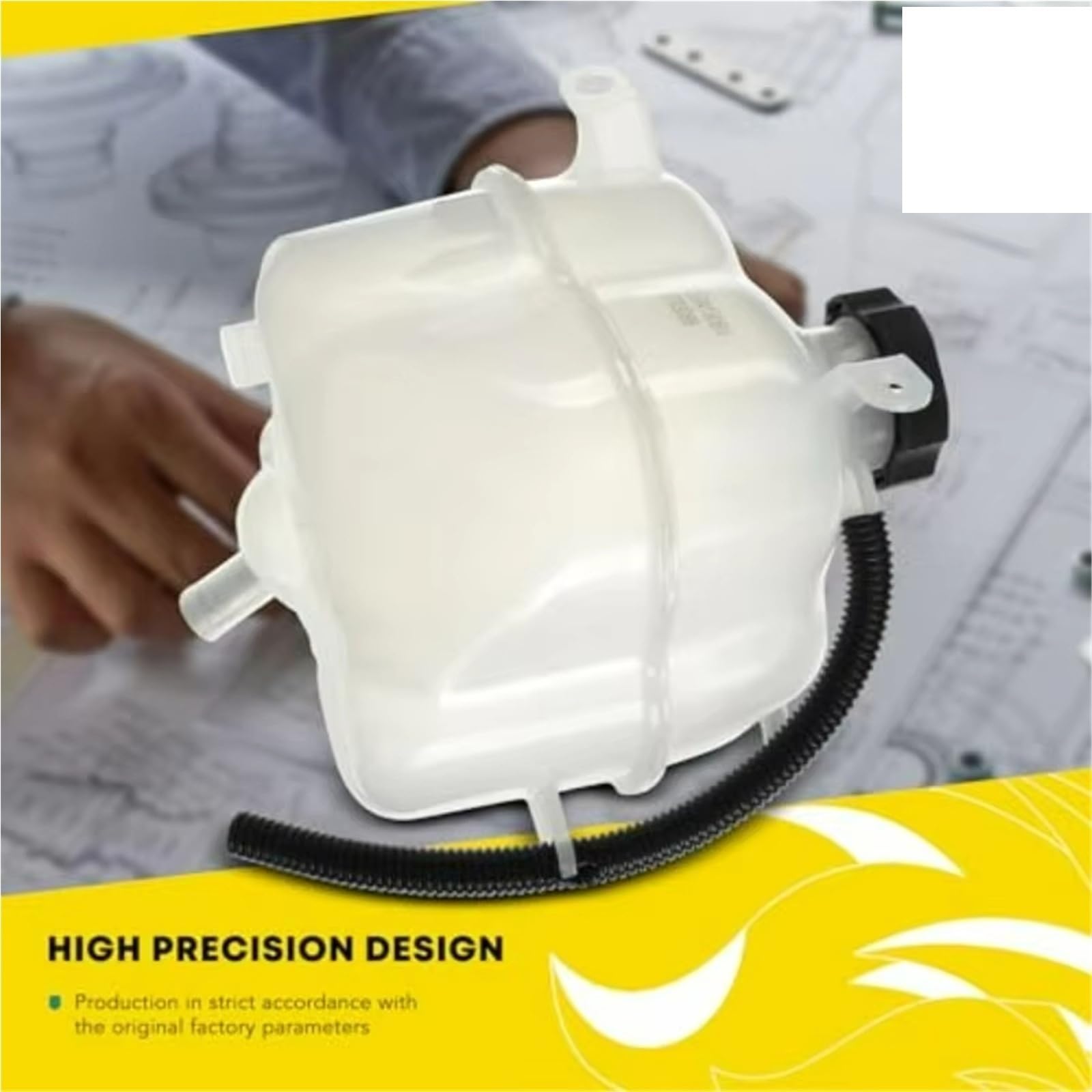 Compatibile Con Chevrolet Per Pontiac Vaschetta Radiatore | 2006 2007 2008 2009 Serbatoio Di Espansione Del Liquido Di Raffreddamento Del Radiatore Con Tappo 15835020 15285637