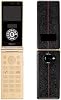Mode1 Feature Phone Type SIM-Free Smartphone RetroII Leather-Like Black Android 13 nanoSIM×2 Touch Panel KeypadRadioFingerprint RecognitionStrap Hole MD-06PBK