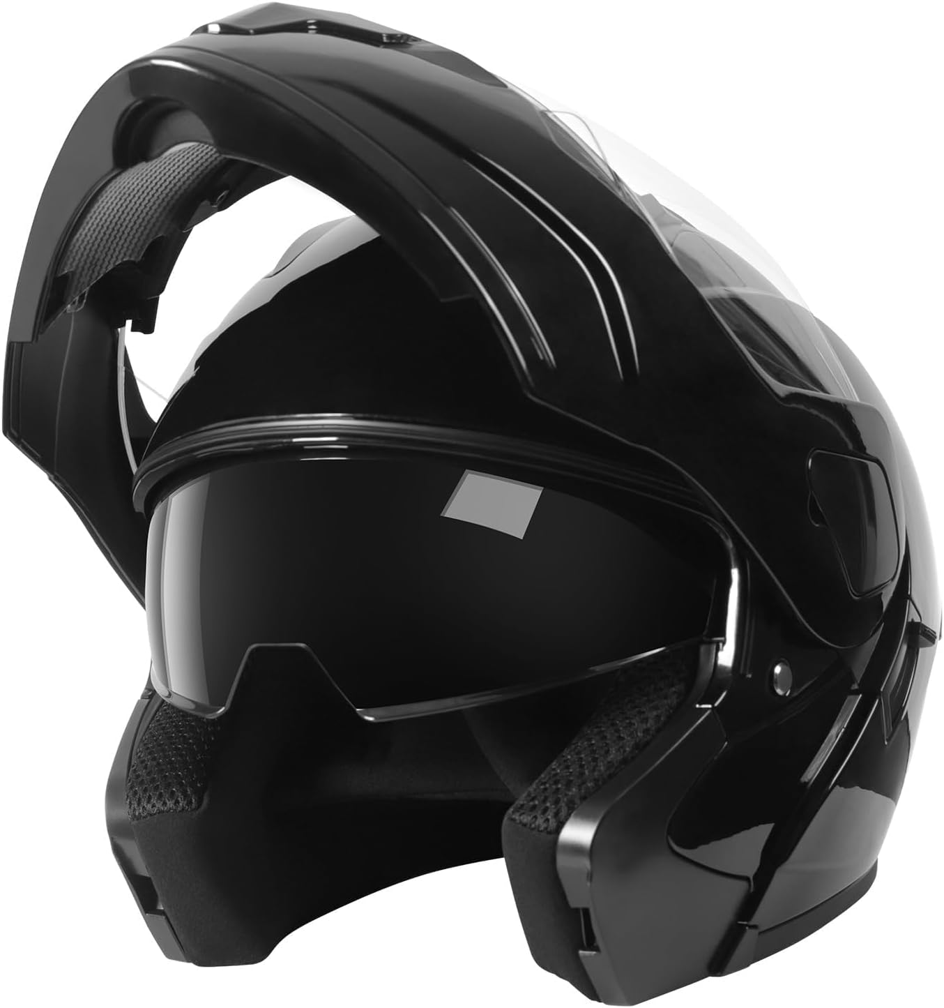 DOT Approved Full Face Modular Flip-Up Dual Visor Motorcycle Helmet for Men Women