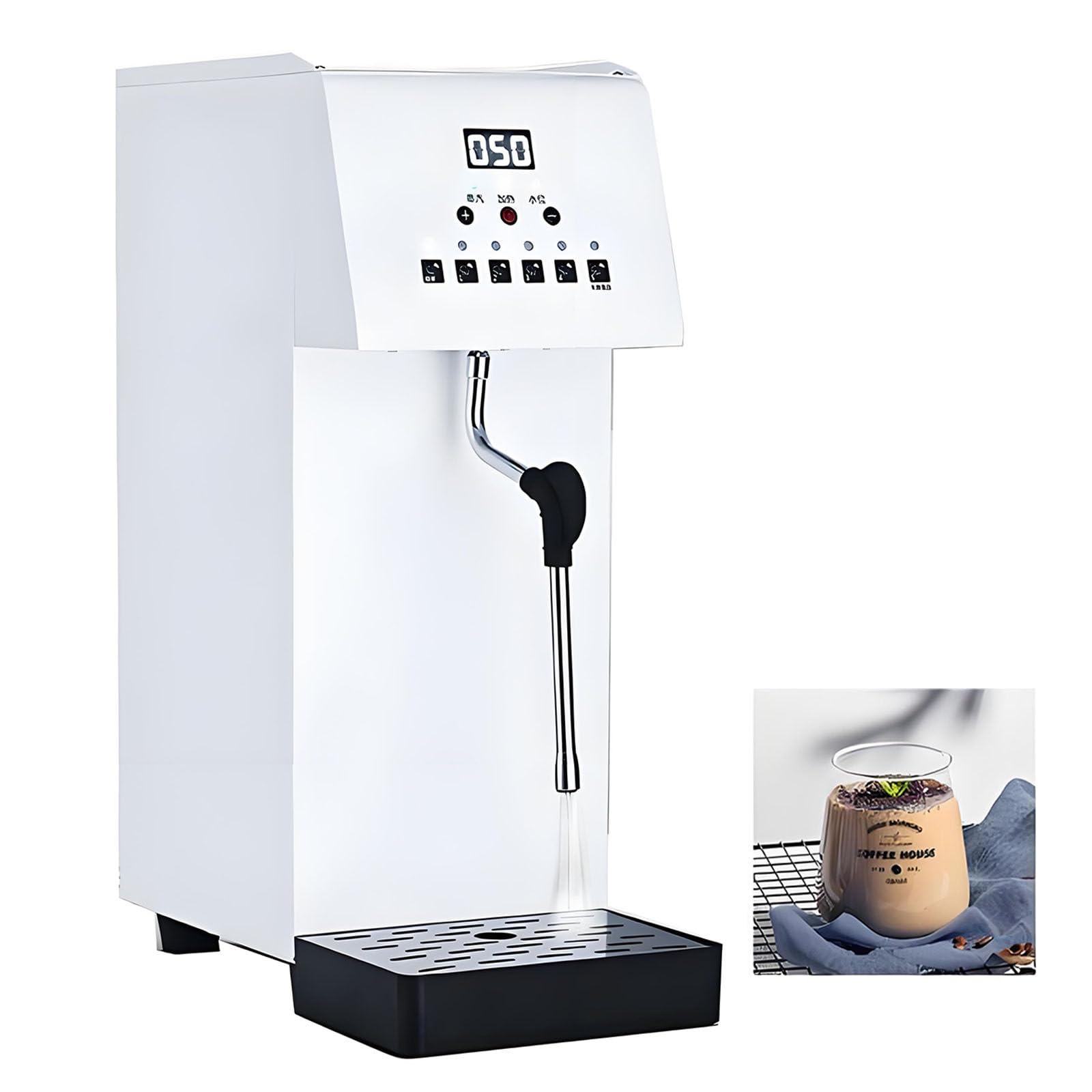 Komercyjny Wielofunkcyjny Spieniacz Do Mleka, 2500 W, Automatyczny Spieniacz Do Mleka Ze Stali Nierdzewnej, Do Espresso, Kawy, Herbaty, Kawiarni I Deserów
