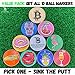 Big Strike Golf - Golf Pouch and 10 Magnetic Ball Markers. Bright, Fun Colorful Ball Markers. Golf Accessories Top Pick. (Golf Pouch + 10 Magnetic Ball Markers)