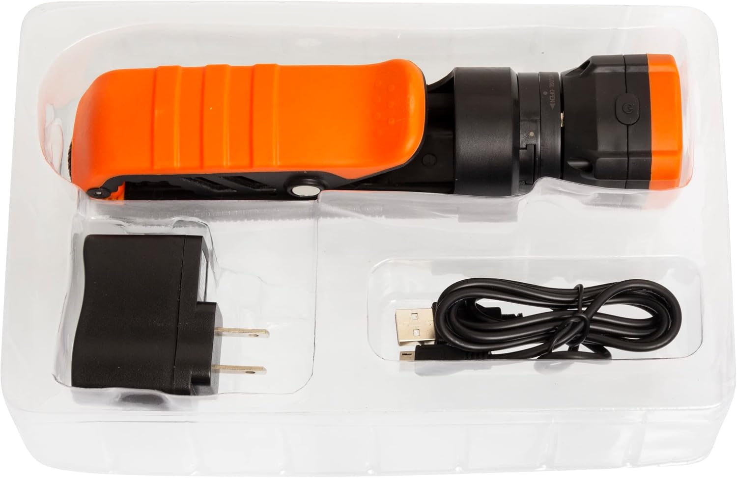 Myers Tire Supply Rechargeable Multi Use Extendable Magnetic LED Light with Clamp