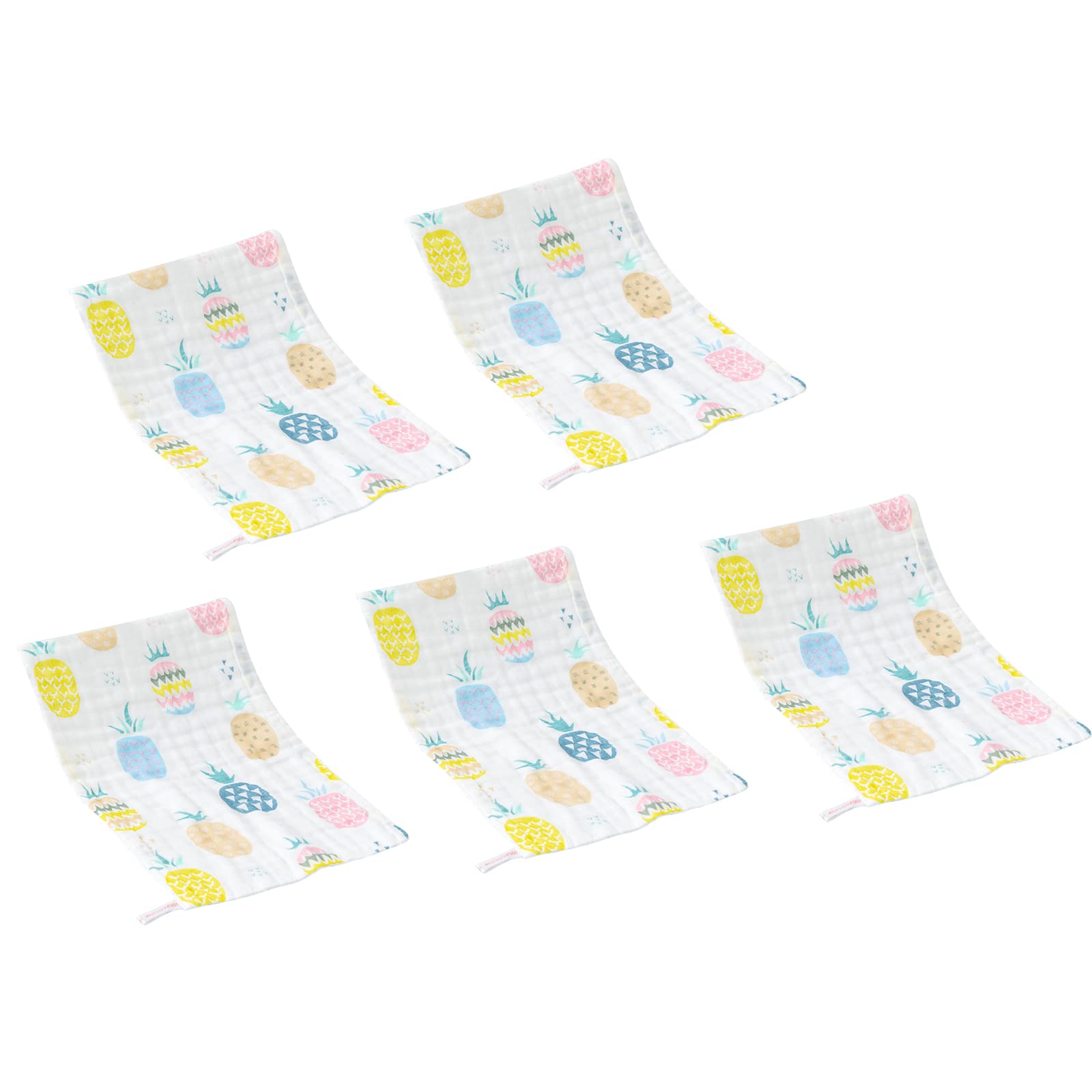 Tsophreniq 5pcs Baby Cotton Face Towel Soft Breathable Baby Washcloths 6 Layers Face Towel for Newborn for Newborn