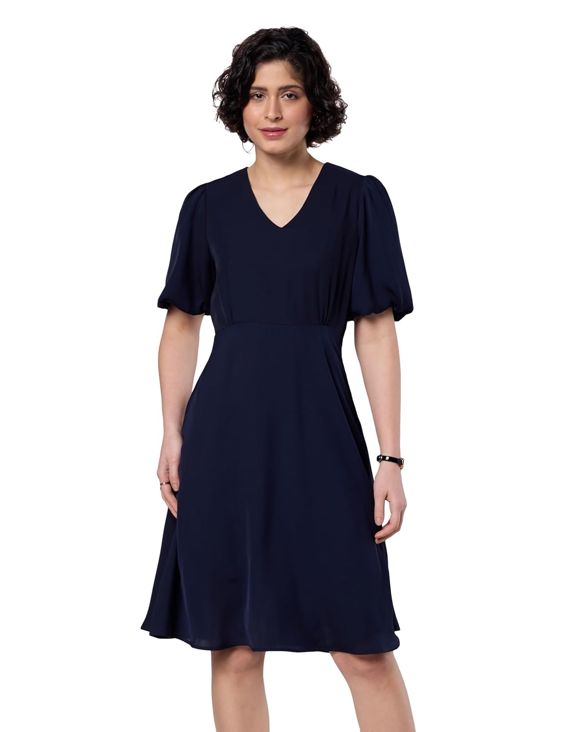 Symbol Premium Women’s Fit & Flare Dress (Below Knee Length | Stylish | Back Bow Tie) (Available in Plus Sizes)