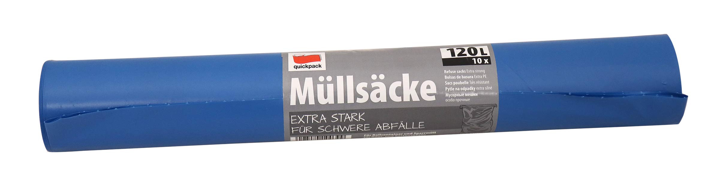 Unbekannt Rubbish Bag, LDPE polyethylene made from 80% recycled material, Blue, 70 x 110 cm