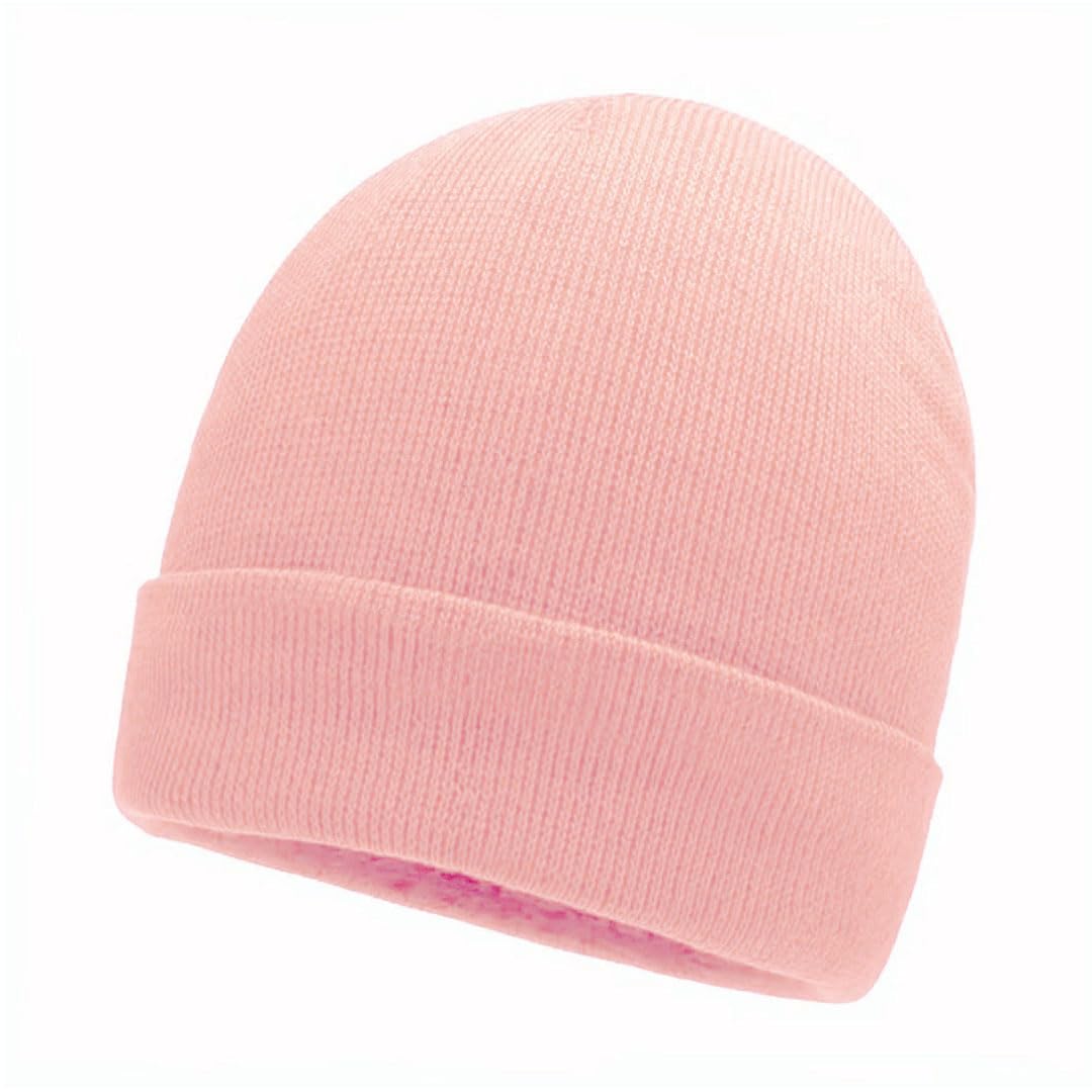 Asd Accessories Unisex Pink Beanie Hat For Men’s, Comfortable Breathable Stretchy Soft Cuffed Beanie Winter Hats For Mens,Skullies & Beanies (Pink)