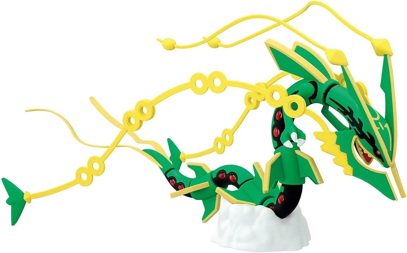 BANDAI SPIRITS Pokemon Plamo Collection 61 Select Series Mega Rayquaza Color-Coded Plastic Model