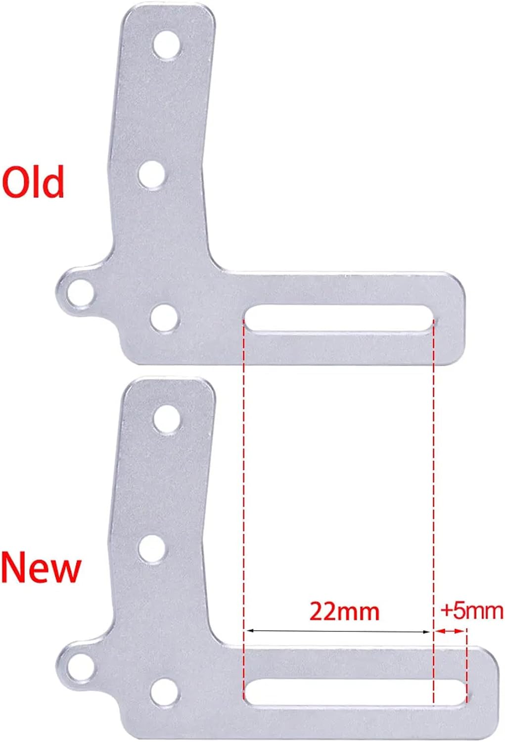 TRX4 Bumper, Adjustable 1/10 Bumper, Aluminum Front Rear Bumpers Bull Bars for 1/10 RC Crawler Axial SCX10 TRX4 LCG Chassis FJ40 Dodge Power Wagon Body (Black)