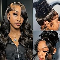 Vista 15 de Pelucas cortas de cabello humano con encaje frontal de 13 x 4, pelucas de cabello humano prearrancadas para mujeres negras, peluca corta sin