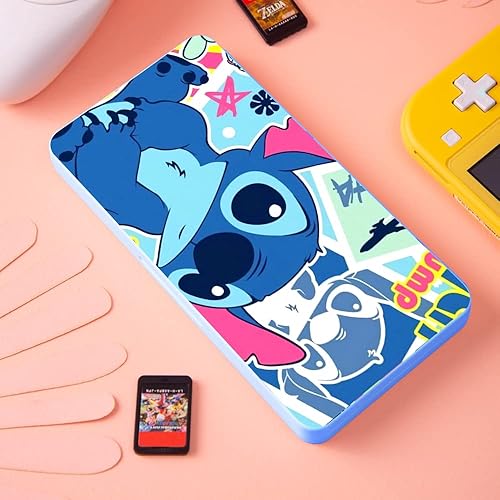 Miniatura 7 de PERFECTSIGHT Cute Game Card Case for Nintendo SwitchSwitch LiteOLED, 24 Game Holder Cartridge Case for Game Cards and 24 SD Cards, Kawaii Portable
