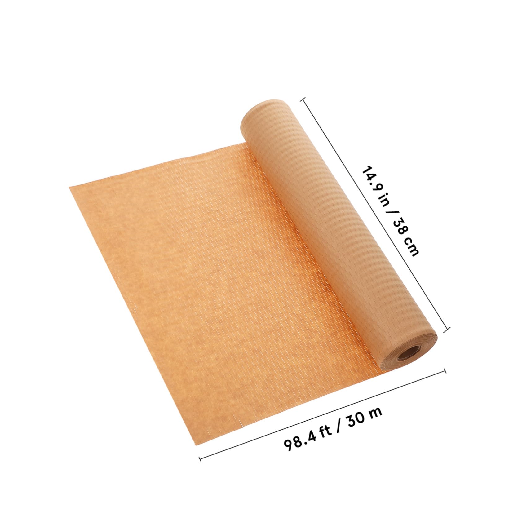 Zerodeko Rouleau de Papier D'emballage Alvéolé Coussin Enveloppant 1 Roll Protection Résistant aux Dommages Emballage de Colis pour Verres et Assiettes