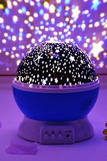 Dönen Star Master Renkli Yıldızlı Gökyüzü Projeksiyon Gece Lambası